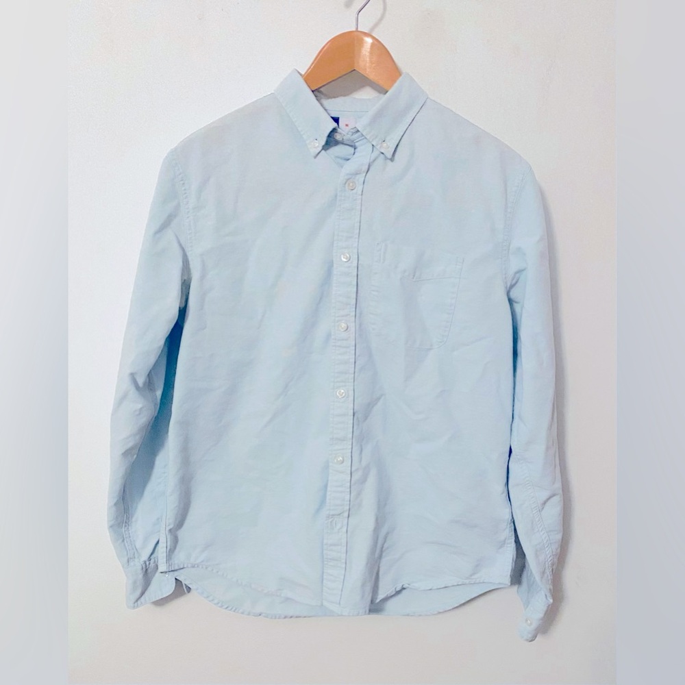 Old Navy Blue Casual Button Down Shirt